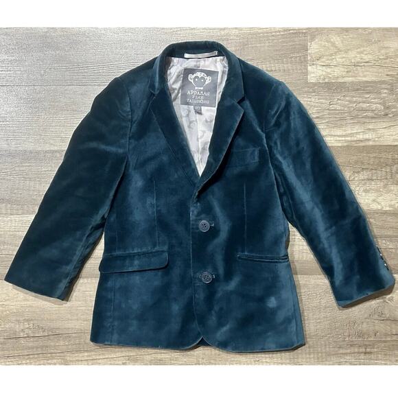 Appaman Seaport Blue Velour Mod Suit - Picture 3 of 12